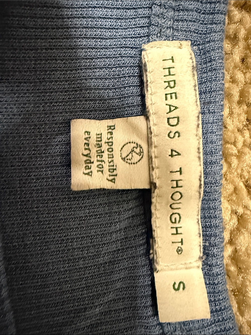 Threads 4 Thought Ribbed Square-Neck Tank - Slate Blue - Picture 2 of 2